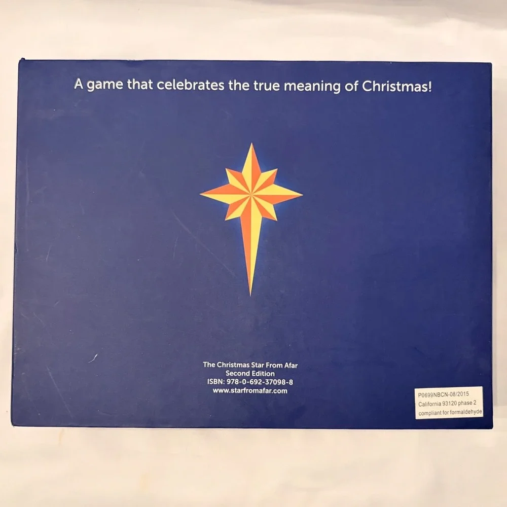 The Christmas Star from Afar Wooden Nativity Set and Book Game Second Edition